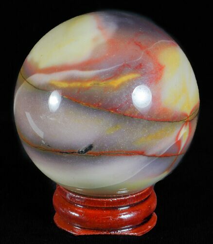 Colorful, Polished Mookaite Jasper Sphere - Australia #61205